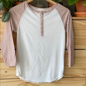 Raglan Sleeve Henley